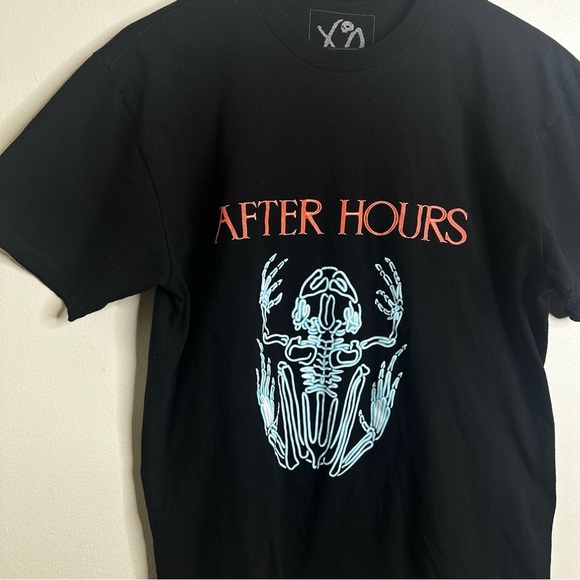 XO The Weeknd After Hours Frog X-ray Band Tee Large - Picture 2 of 6